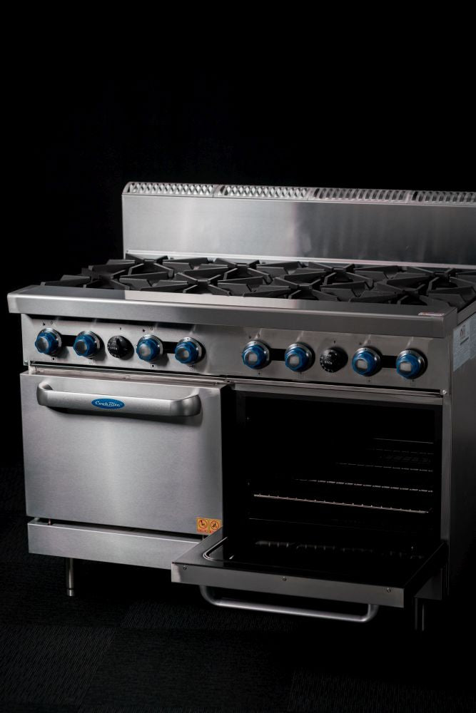 CookRite Freestanding Gas Stove 8 Burners Cooktop With Oven LPG AT80G8B-O-LPG