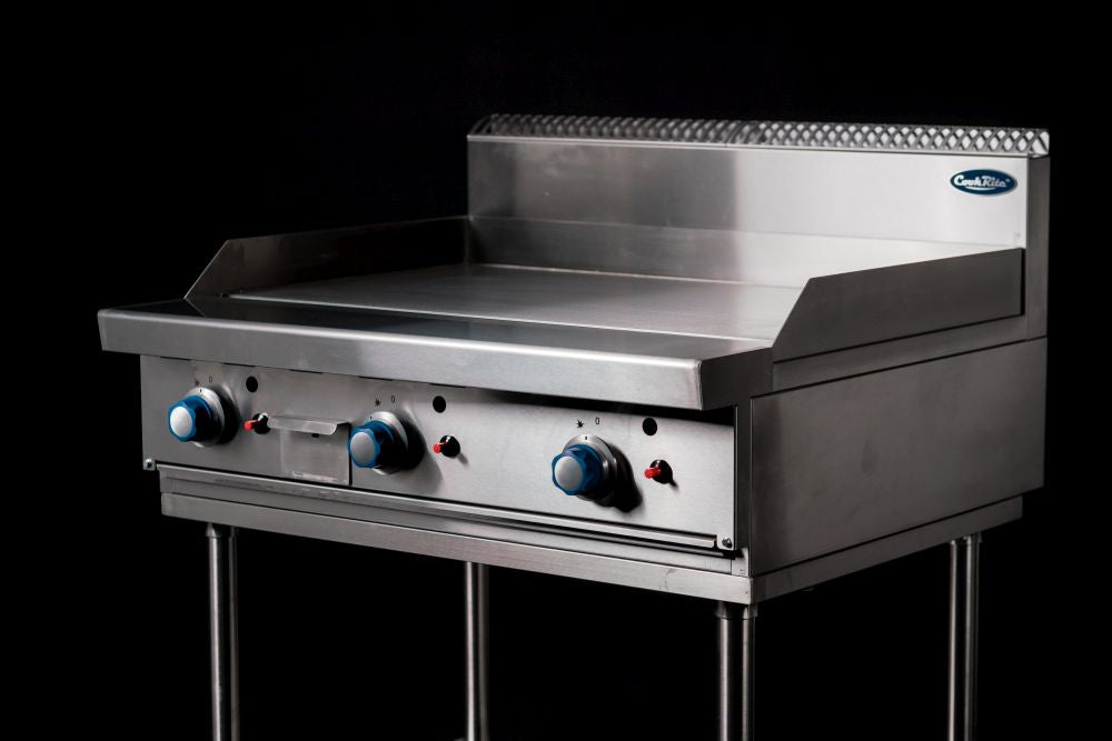 CookRite Freestanding 900mm Gas Griddle Hotplatewith Stand  NG AT80G9G-F-NG