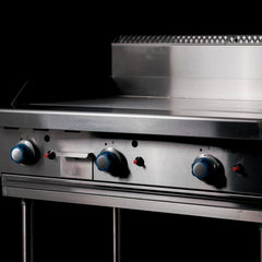 CookRite Freestanding 900mm Gas Griddle Hotplatewith Stand  NG AT80G9G-F-NG