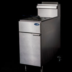 CookRite Freestanding 3 Tubes Gas Deep Fryer NG ATFS-40-NG