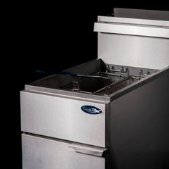 CookRite Freestanding 3 Tubes Gas Deep Fryer LPG ATFS-40-LPG