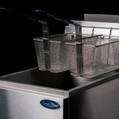 CookRite Freestanding 3 Tubes Gas Deep Fryer NG ATFS-40-NG