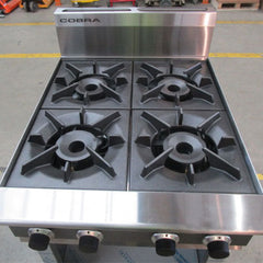 Cobra C6D - 600mm Four Burner Gas Cooktop AUC6DF-L - Warehouse Clearance