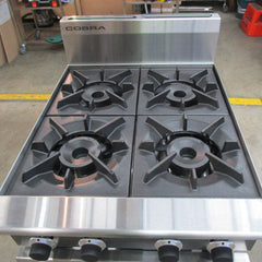 Cobra C6D - 600mm Four Burner Gas Cooktop AUC6DF-L - Warehouse Clearance