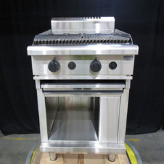 Waldorf 800 Series CHL8600G-CB - 600mm Gas Chargrill Low Back Version - Cabinet... AUCHL8600G-C-N - Warehouse Clearance