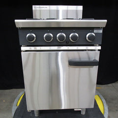 Cobra CR6D 600mm Gas Range Static Oven AUCR6DF-N - Warehouse Clearance