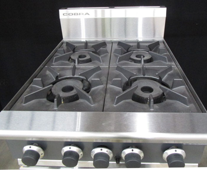 Cobra CR6D 600mm Gas Range Static Oven AUCR6DF-N - Warehouse Clearance