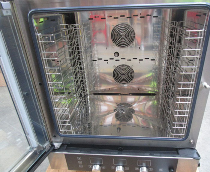 Turbofan Combi Turbofan EC40D7 - Full Size 7 Tray Digital / Electric Combi Oven AUEC40D7 - Warehouse Clearance