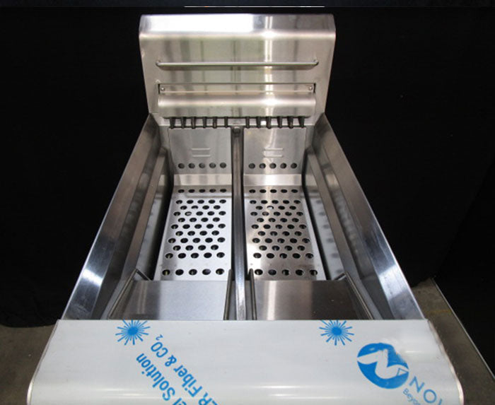 Waldorf 800 Series FN8224E - 450mm Twin Pan Electric Fryer AUFN8224E - Warehouse Clearance