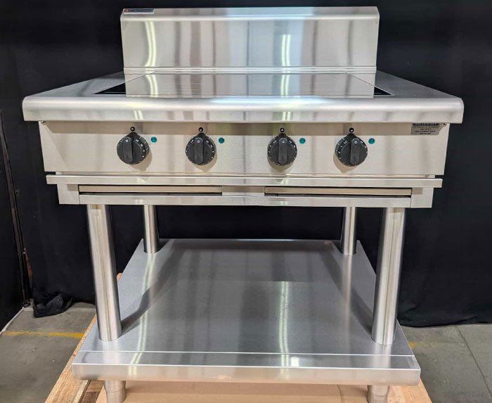 Waldorf 800 Series IN8400F-LS - 900mm Electric Induction Cooktop - Leg Stand AUIN8400F-L - Warehouse Clearance