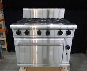 Waldorf 800 SERIES 900MM GAS RANGE STATIC OVEN AURN8610GF-L - Warehouse Clearance