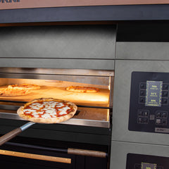 Moretti Forni serieS Double Deck Baking Oven on Stand 20 x 35cm Pizza COMP S125E/2/S