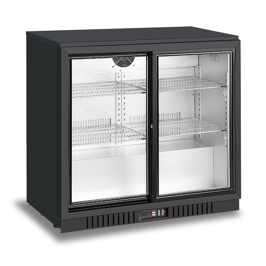 Atosa 2 Sliding Door Back Bar cooler BB-208SEC