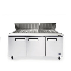 Atosa 3 Door Sandwich Prep Table Fridge - 1846mm MSF8308