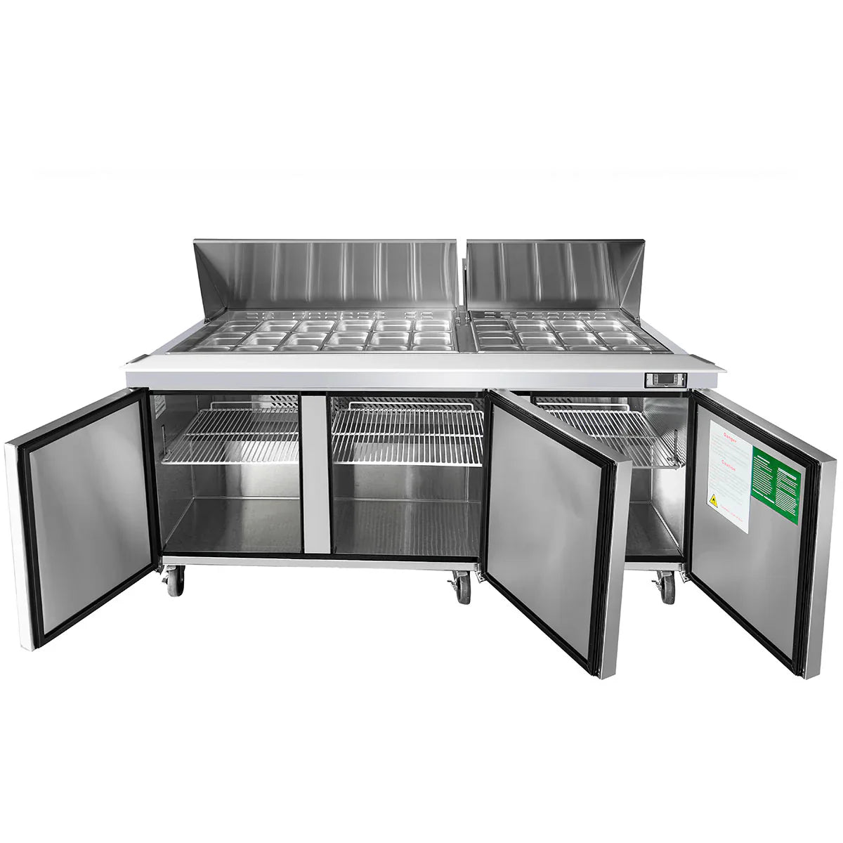 Atosa 3 Door Sandwich Prep Table Fridge - 1846mm MSF8308