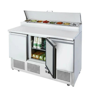 Atosa Three Door Open Top Saladette ESL3853