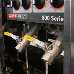 Austheat Freestanding Electric Fryer, two tanks