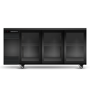Skope BackBar 3 Glass Sliding Door Fridge BB.3.GSL