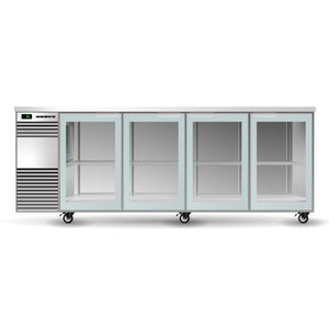 Skope BackBar 4 Glass Swing Door Fridge - BB.4.GSW