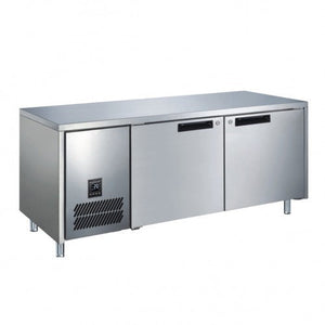 Glacian 2 Door Fridge 760mm Deep Stainless Steel Doors 416L BCS71815