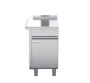 Waldorf 800 Series BTL8550-CD-LH - 550mm Bench Top Low Back Version - Cabinet Base With Fixed Front Panel