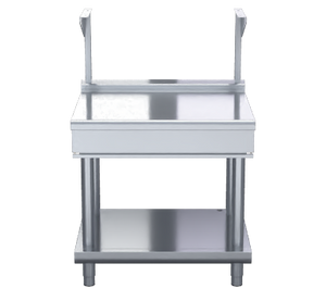 Waldorf 800 Series BTL8900S-LS - 900mm Bench Top With Salamander Support Low Back Version – Leg Stand