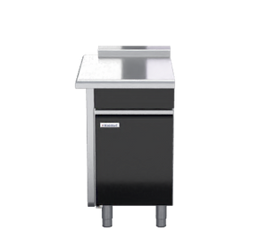 Waldorf Bold BTLB8550-CD-LH - 550mm Bench Top Low Back Version - Cabinet Base With Fixed Front Panel