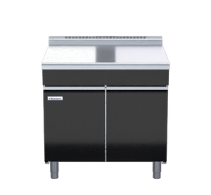 Waldorf Bold BTLB8900-CD - 900mm Bench Top Low Back Version - Cabinet Base