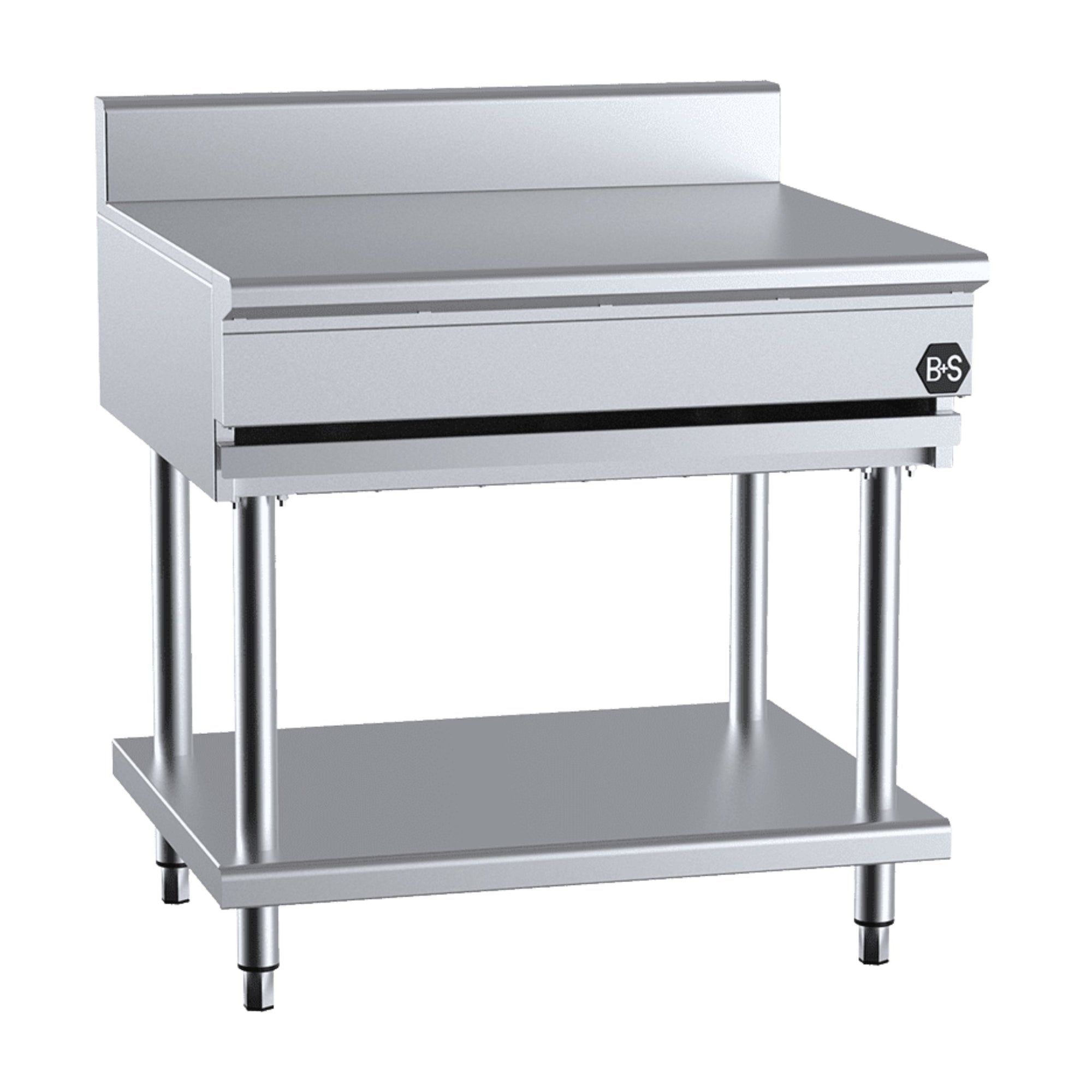 B+S Black 304 Grade Stainless Steel Infill Bench 900mm - IB-900 - Main Image