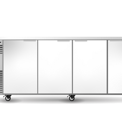Skope BackBar 4 Solid Swing Door Fridge