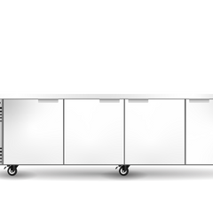 Skope BackBar 4 Solid Swing Door SlimLine Fridge