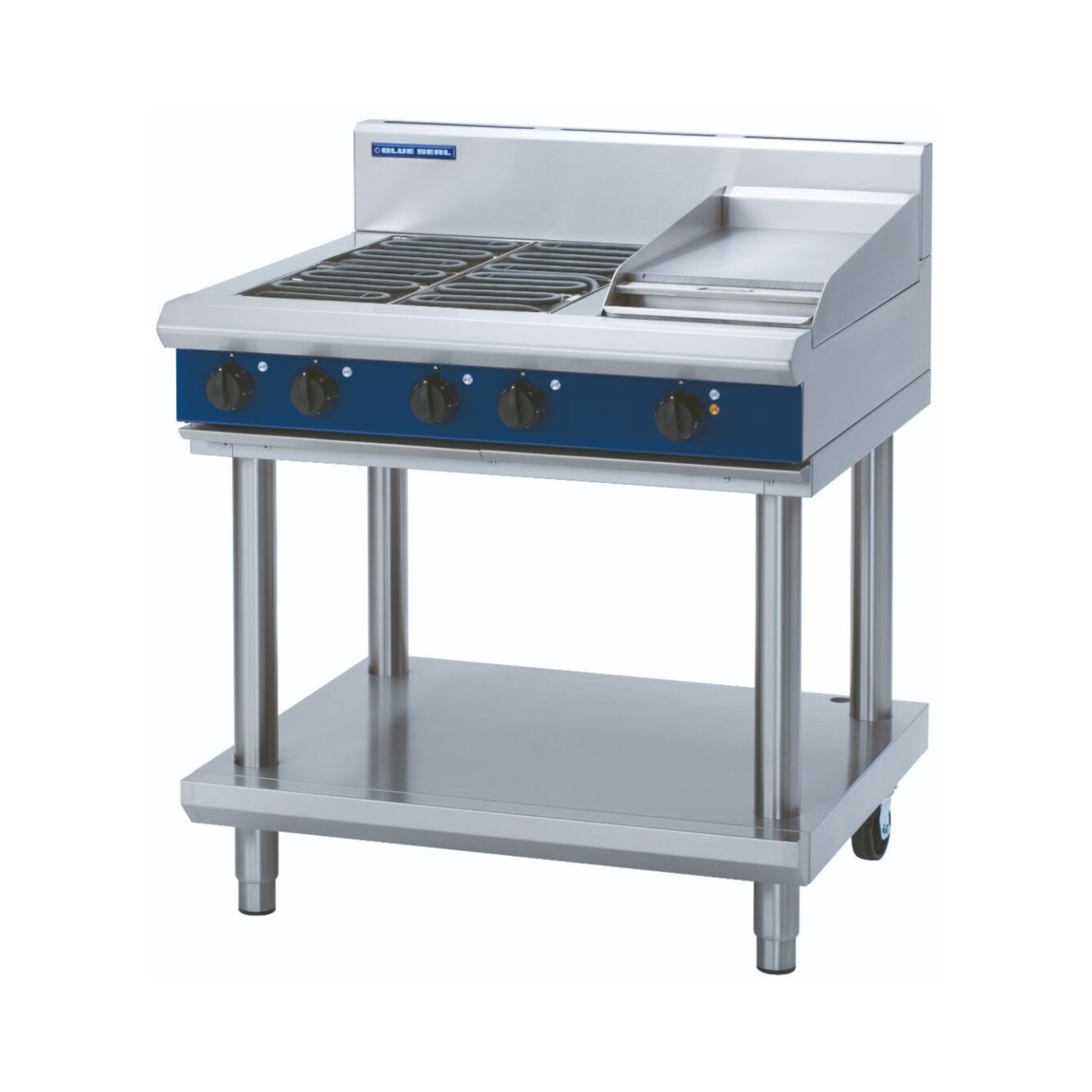 Blue Seal Evolution Series E516C-LS - 900mm Electric Cooktop – Leg Stand