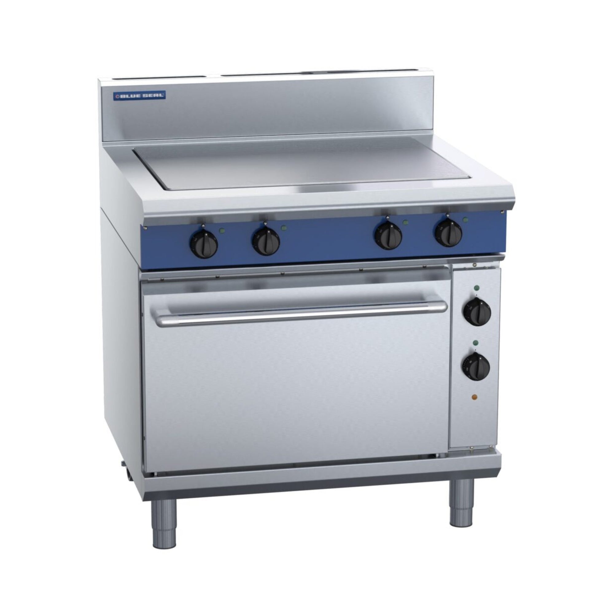 Blue Seal Evolution Series E576 - 900mm Electric Solid Top Convection Oven Range