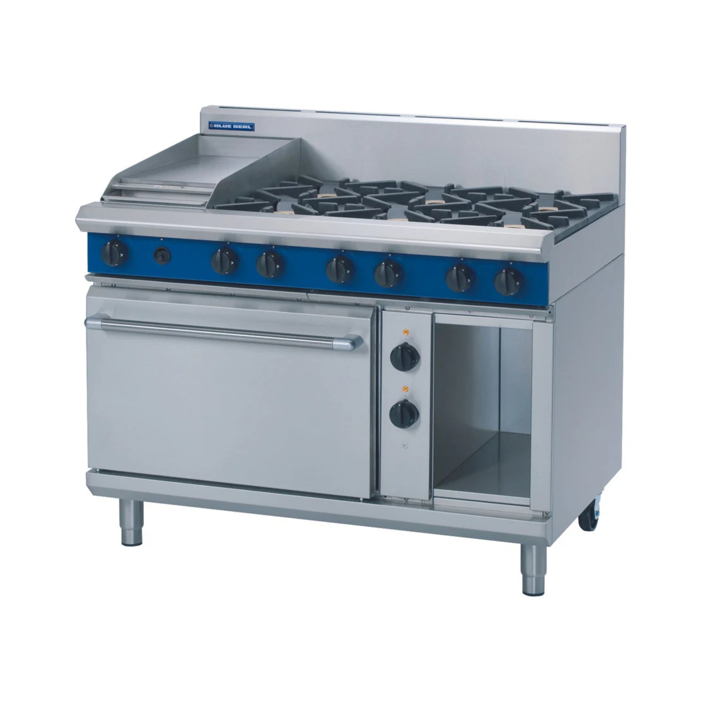 Blue Seal Evolution Series GE508C - 1200mm Gas Range Electric Static Oven