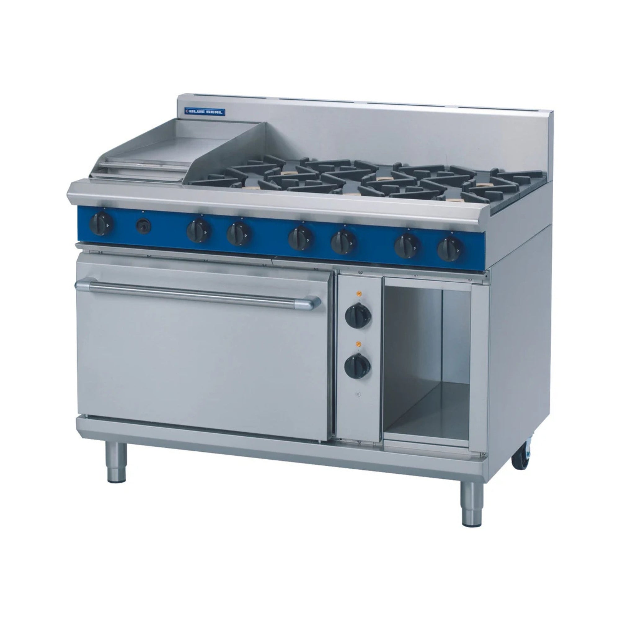 Blue Seal Evolution Series GE508C - 1200mm Gas Range Electric Static Oven
