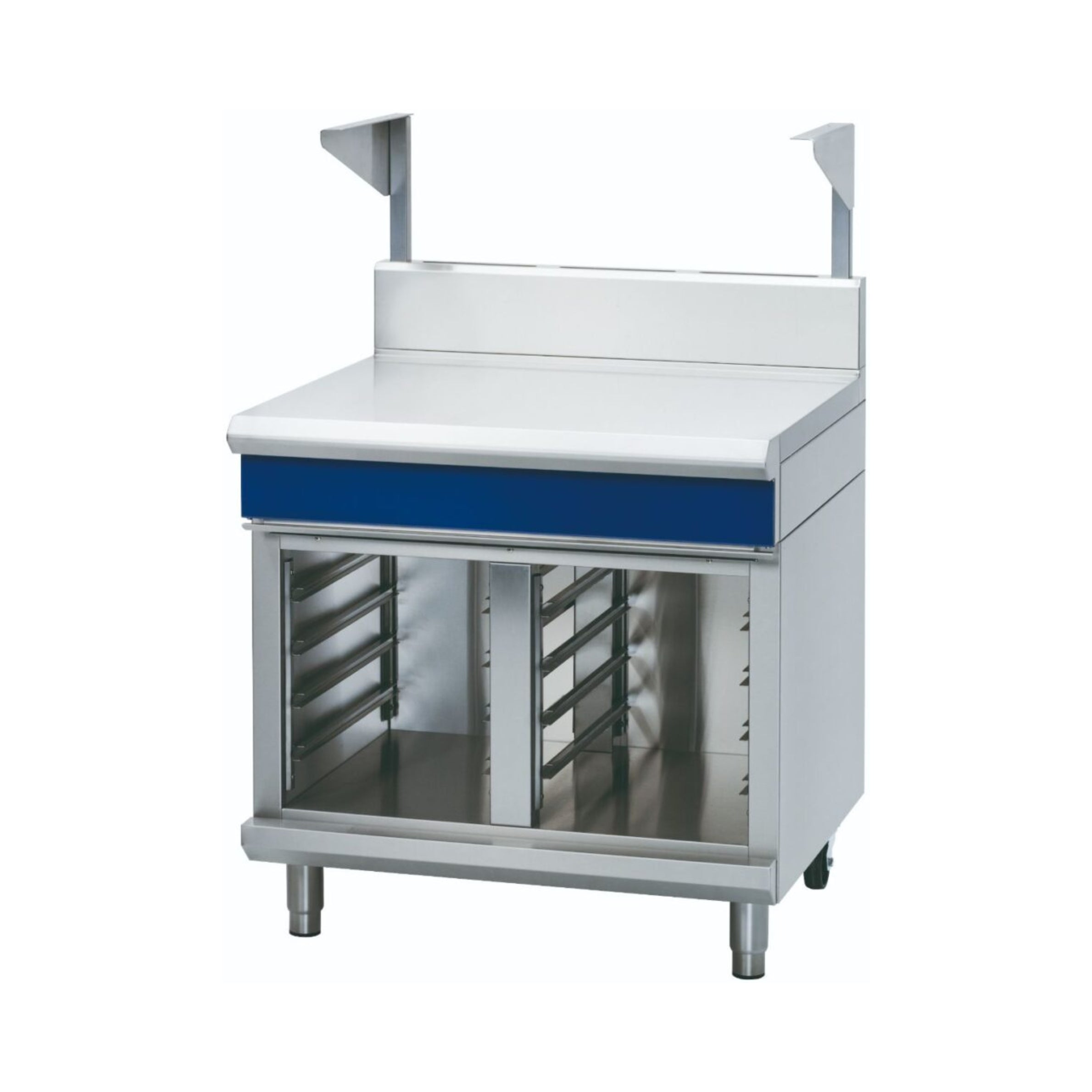 Blue Seal Evolution Series B90S-CB - 900mm Bench Top With Salamander Support – Cabinet Base