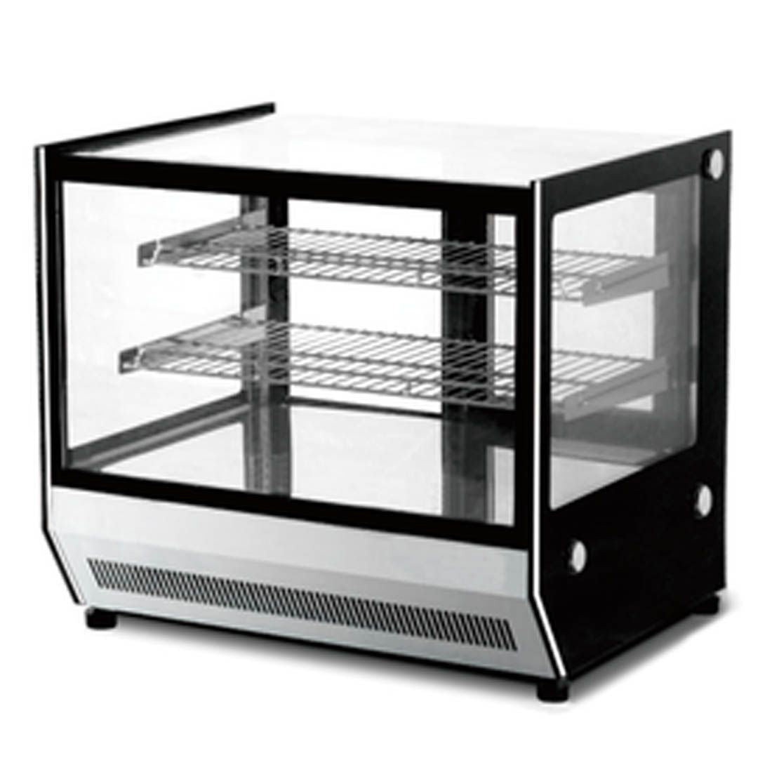 Bonvue Counter Top Square Glass Hot Food Display GN-660HRT - Main Image