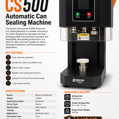 Boston Commercial Automatic Can Sealing Machine CS500