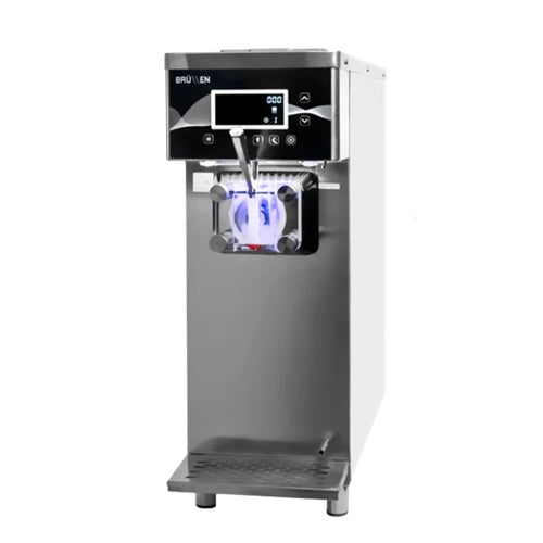 BRULLEN Slim Single Flavour Soft Serve Acai Frozen Yoghurt Machine 12L Hopper I91 2020
