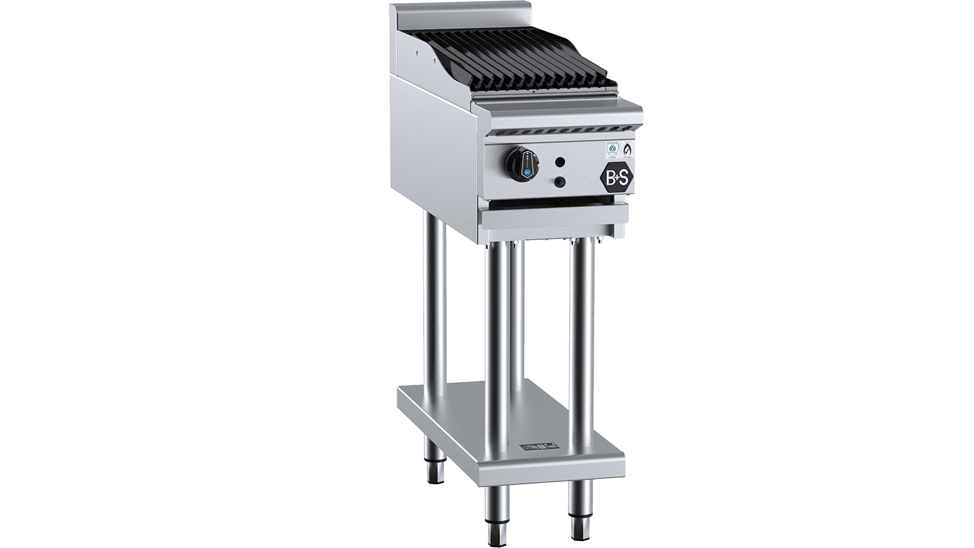 B+S Black Char Broiler 300mm LPG