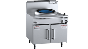 B+S Black Single Hole Hi Pac Wok to suit B+S Black Black Range Profile Natural Gas