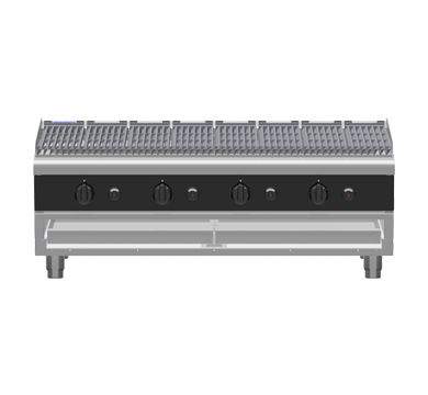 Waldorf Bold CHLB8120G-B - 1200mm Gas Chargrill Low Back Version - Bench Model