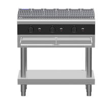 Waldorf Bold CHLB8900G-LS - 900mm Gas Chargrill Low Back Version - Leg Stand