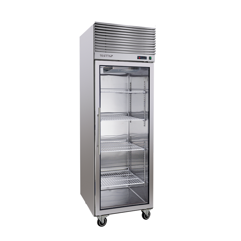 Besttop Single Glass Door Upright Fridge 470L CRT24-1SG