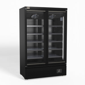 AG Supermarket Two Glass Doors Upright Display Fridge - 1000 Litre