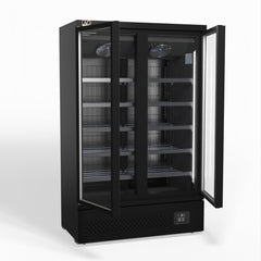 AG Supermarket Two Glass Doors Upright Display Fridge - 1000 Litre