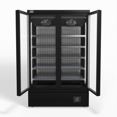 AG Supermarket Two Glass Doors Upright Display Fridge - 1000 Litre