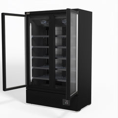 AG Supermarket Two Glass Doors Upright Display Fridge - 1000 Litre