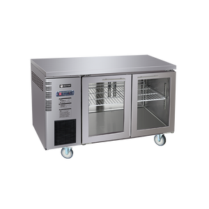 Besttop Under Bench Glass Door Fridge 1200mm 260L CUR12-2SG