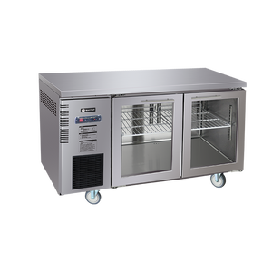Besttop Under Bench Glass Door Fridge 1500mm 360L CUR15-2SG